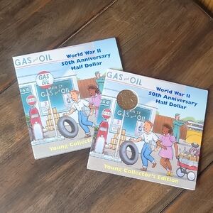 World War II 50th Anniversary Half Dollar Young Collector's Edition